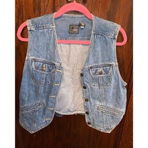 denim jean vest